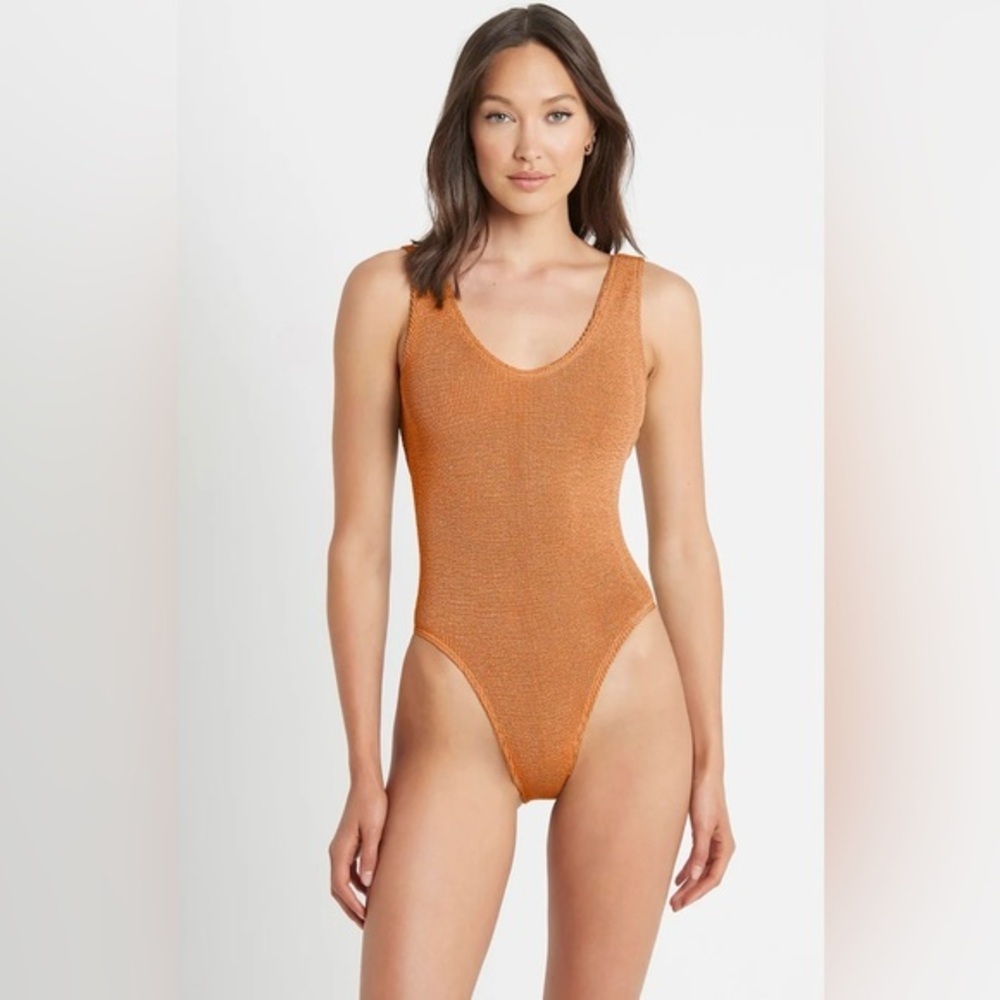 BOND EYE
The Mara One Piece Burnt Orange